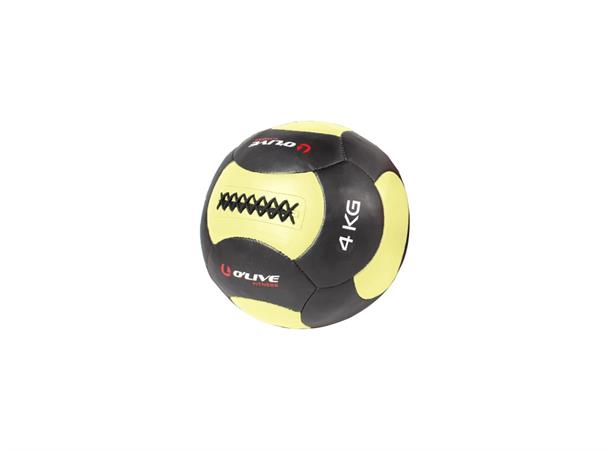 Funksjonell treningsball - 4 kg Gul